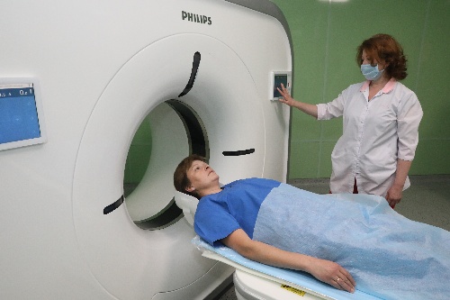 В больнице имени Соловьева новый компьютерный томограф.